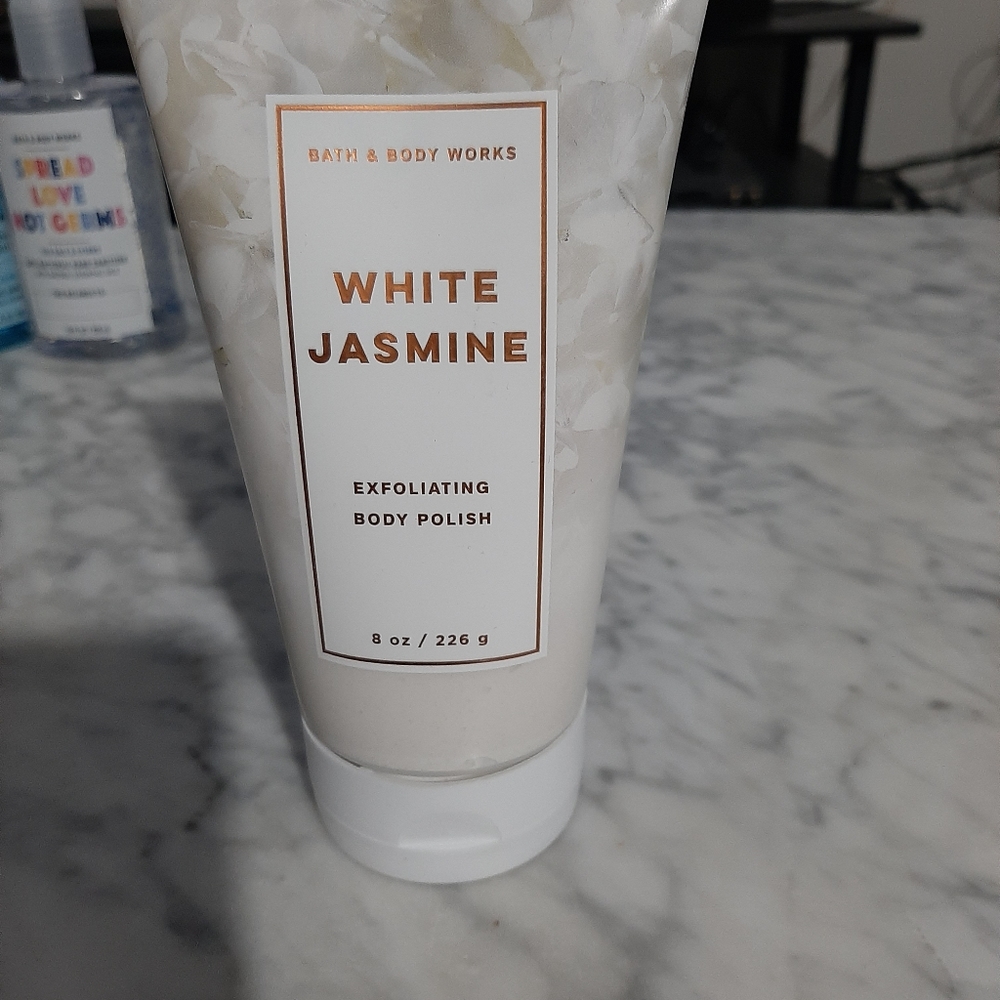 White jasmine body scrub